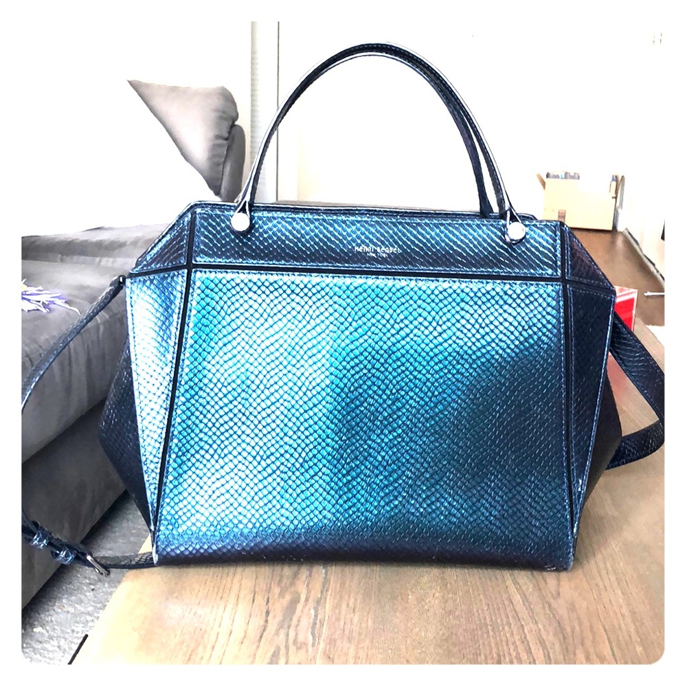 Henri Bendel Bijoux Metallic Satchel